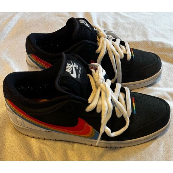 Nike Air SB Size 8.5 Dunk Low Pro Polaroid Men Used DH7722-001